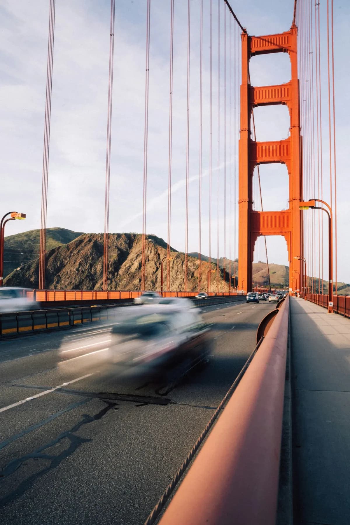 Golden Gate Bridge at sunset