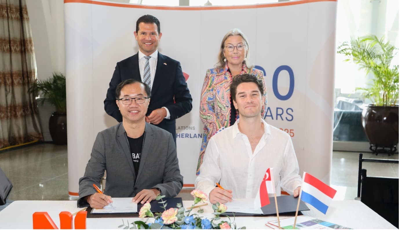 Firsty and GlobalTix executives signing their partnership agreement
